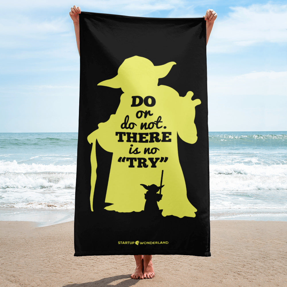 Yoda discount beach towel