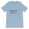 Quality: My Business Plan Short-Sleeve Unisex T-Shirt