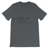 Quality: My Business Plan Short-Sleeve Unisex T-Shirt