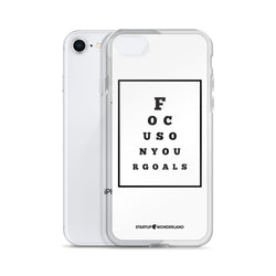 Focus On Your Goals iPhone Case