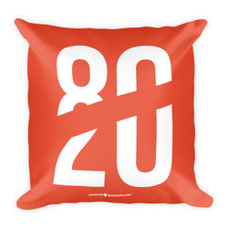 80/20 Rule Square Pillow