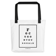 Focus On Your Goals Tote bag